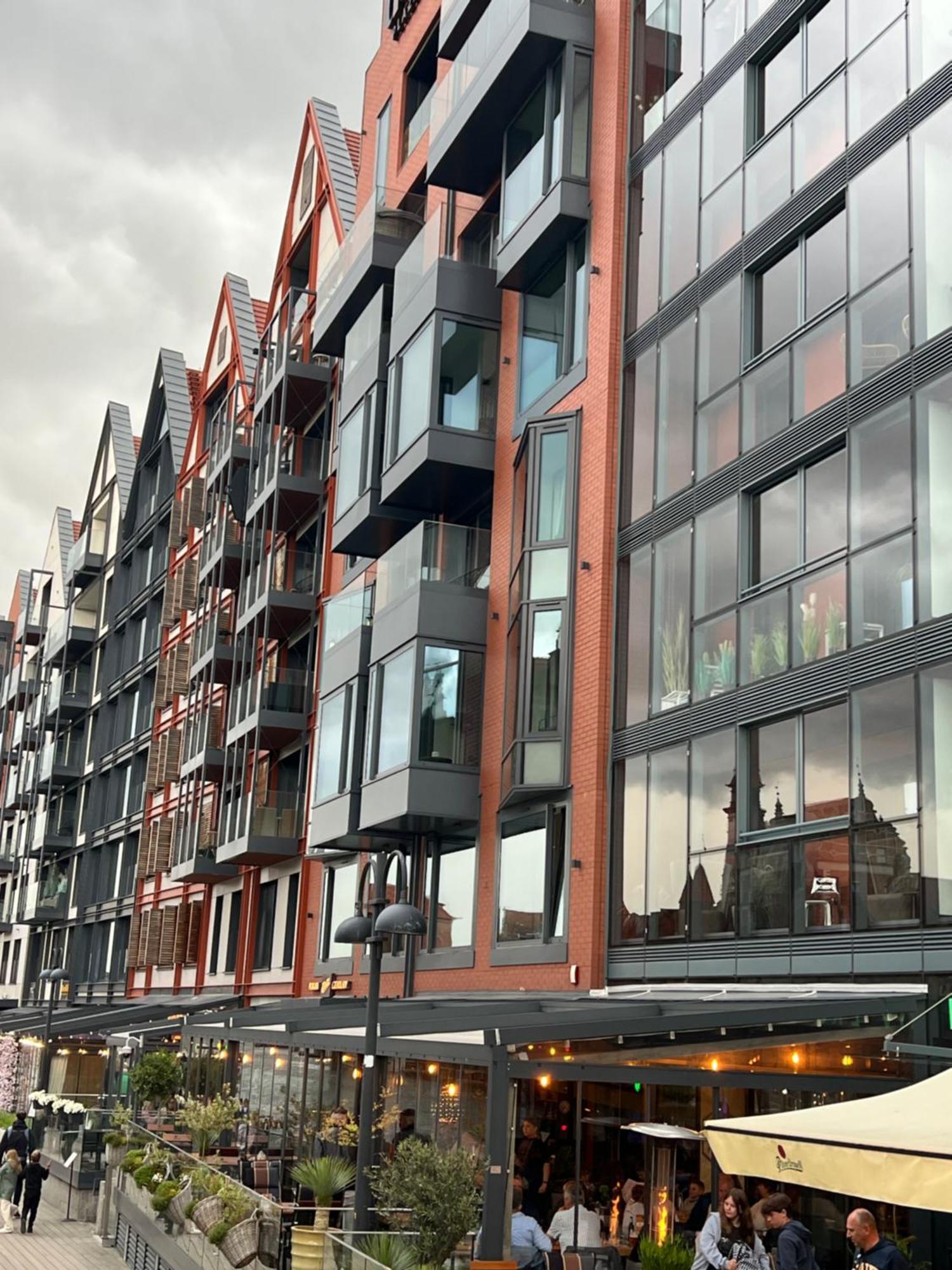 Apartament Chmielna Z Widokiem Na Rzeke 그단스크 외부 사진